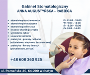 GABINET STOMATOLOGICZNY Anna Augustyńska - Rabiega   STOMATOLOG, STOMATOLOG DZIECIĘCY