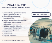 PRALNIA VIP, PRALNIA CHEMICZNA, PRALNIA WODNA  