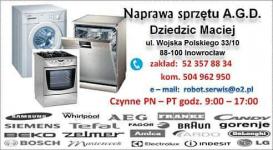 AGA NAPRAWA I SERWIS URZĄDZEŃ AGD ROBOT DZIEDZIC MACIEJ INOWROCŁAW  