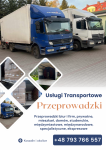 PRZEPROWADZKI, USŁUGI TRANSPORTOWE