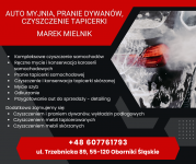 AUTO MYJNIA, PRANIE DYWANÓW, CZYSZCZENIE TAPICERKI  MAREK MIELNIK